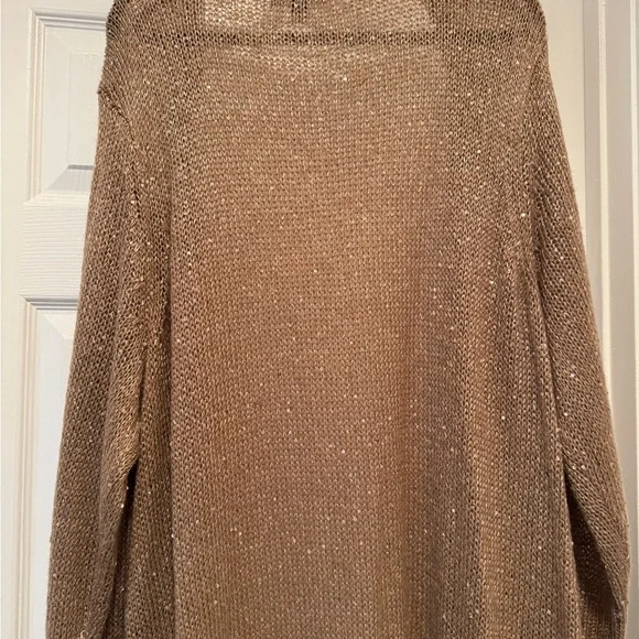 Ellos Gold Long Knit Cardigan - Picture 4 of 4